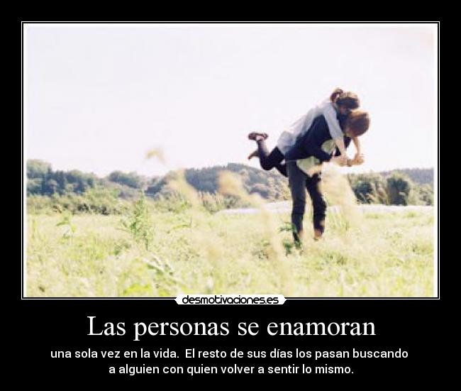 Las personas se enamoran - 