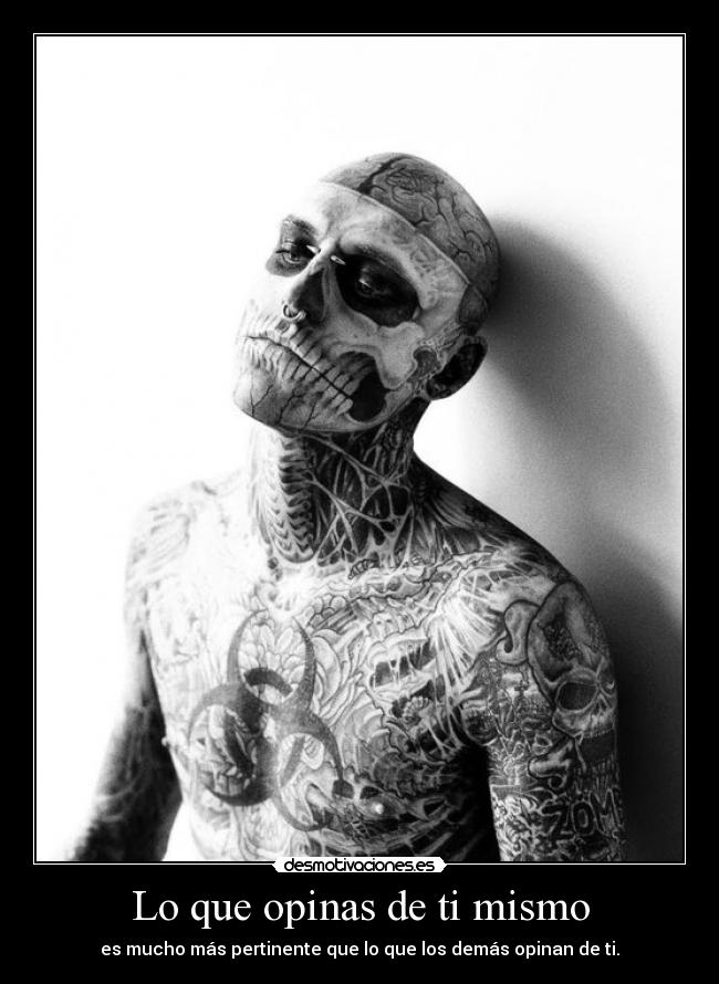 Lo que opinas de ti mismo - 