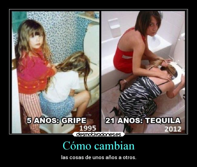 Cómo cambian -