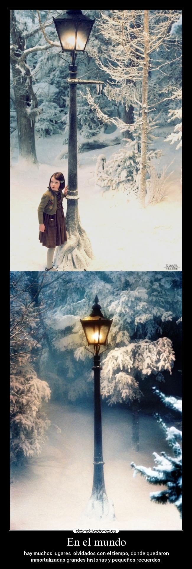 En el mundo - hay muchos lugares  olvidados con el tiempo, donde quedaron
inmortalizadas grandes historias y pequeños recuerdos.