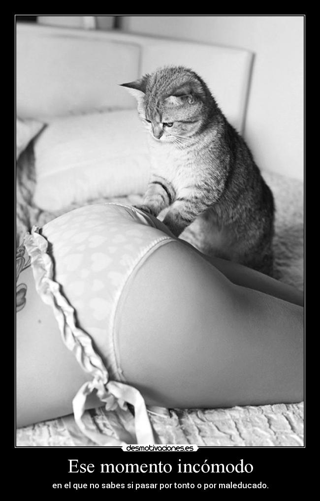 Ese momento incómodo - en el que no sabes si pasar por tonto o por maleducado.