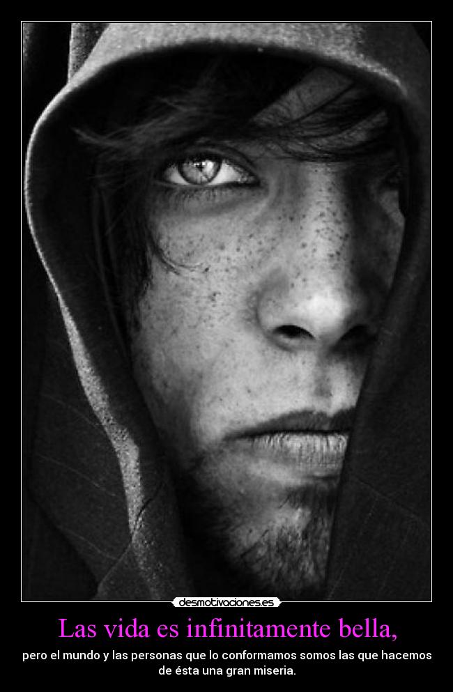 Las vida es infinitamente bella, - 