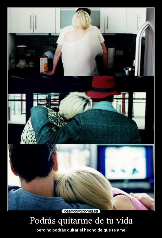 Podrás quitarme de tu vida - 