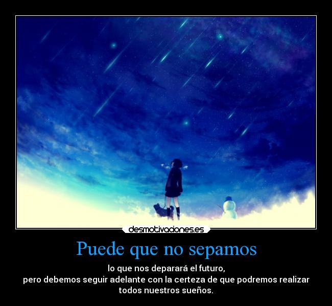 carteles anime desmotivaciones