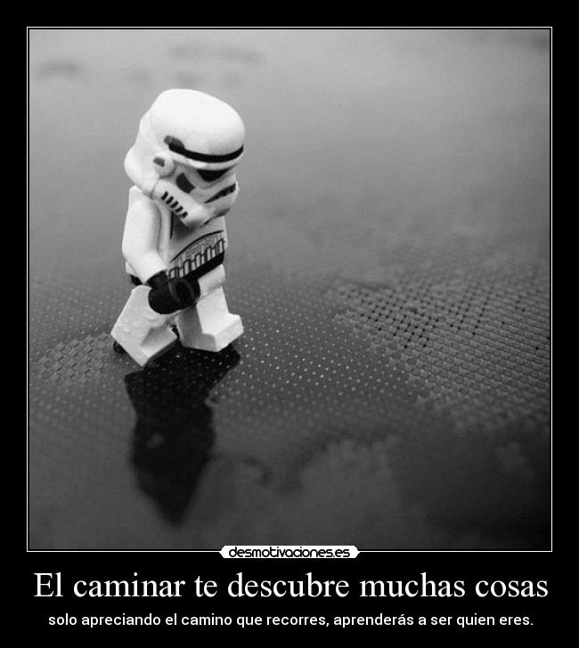 El caminar te descubre muchas cosas - 