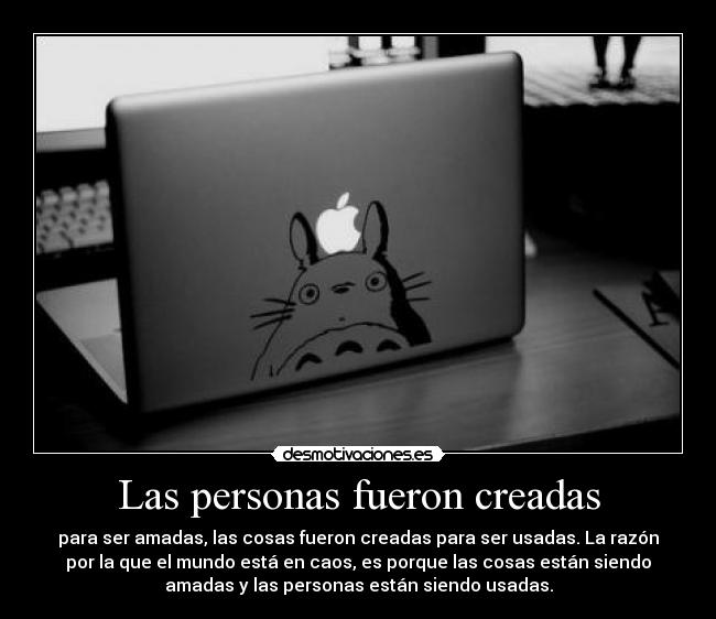 Las personas fueron creadas - 