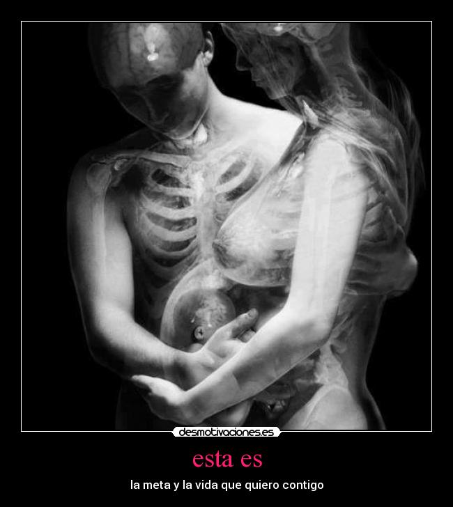 esta es - la meta y la vida que quiero contigo