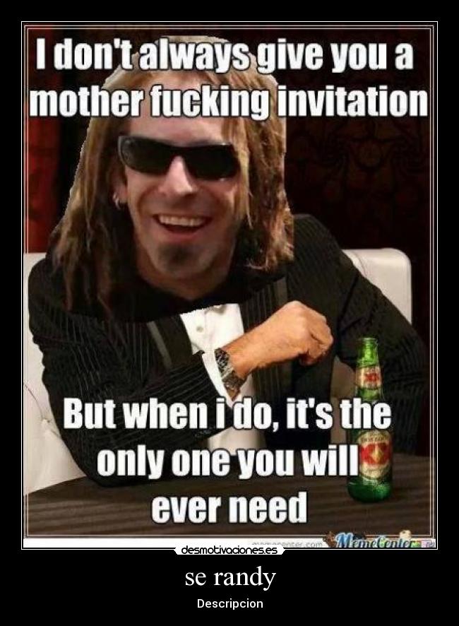 se randy - Descripcion