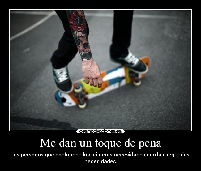 Me dan un toque de pena -