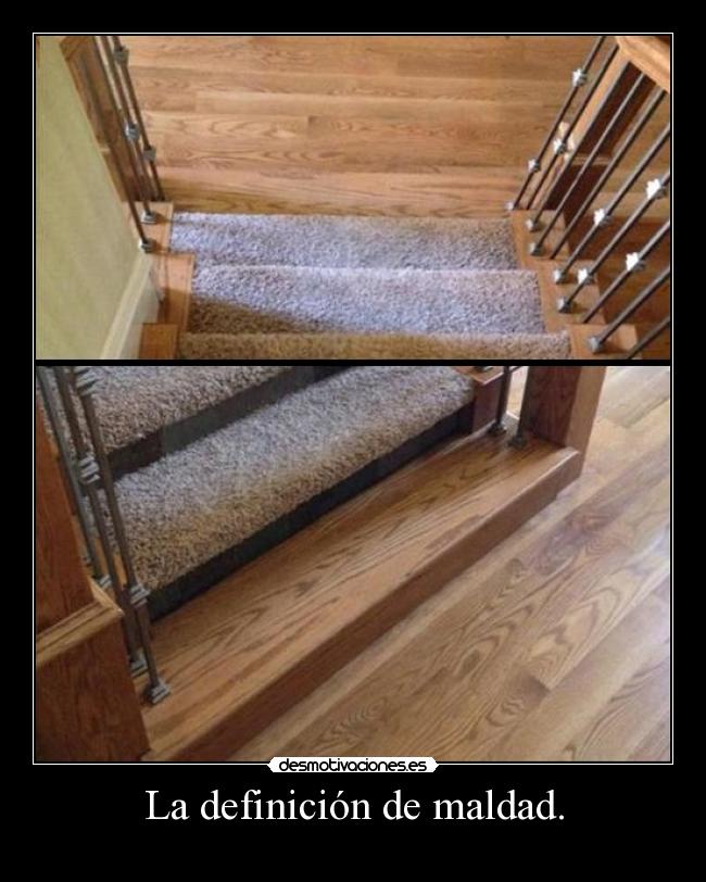 La definición de maldad. - 