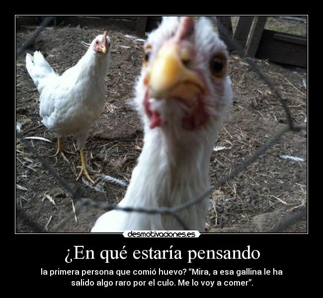 ¿En qué estaría pensando - 