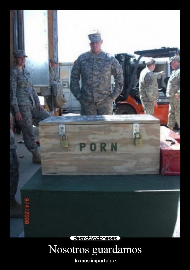Nosotros guardamos -
