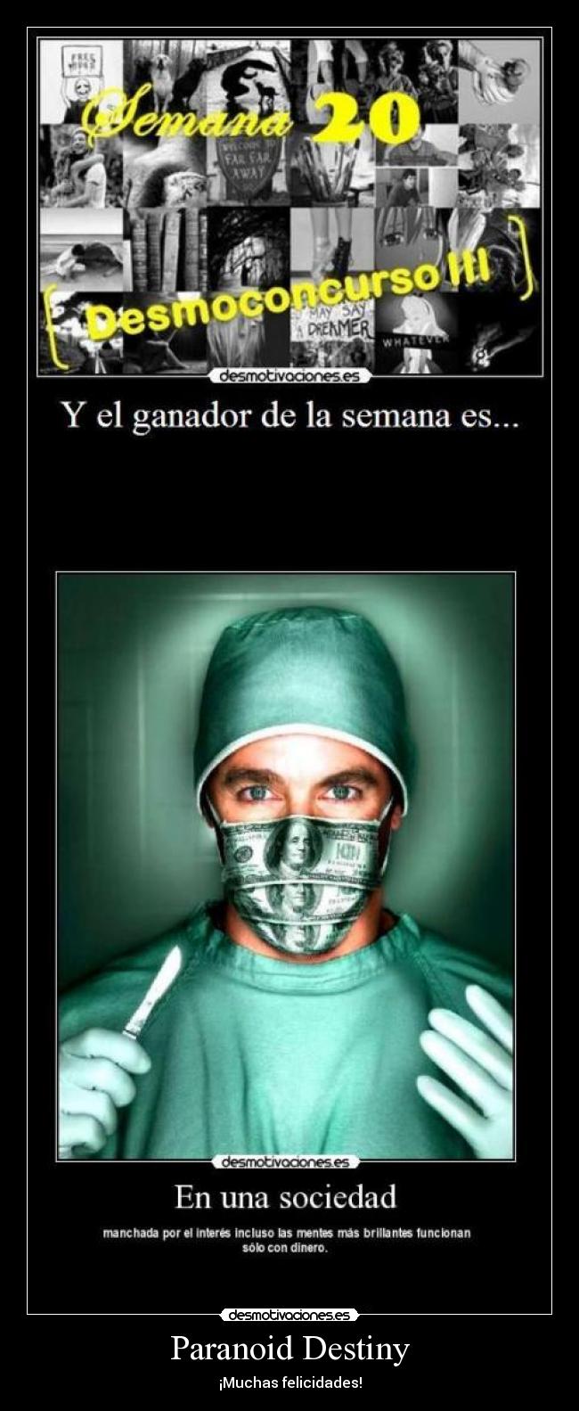 Paranoid Destiny - ¡Muchas felicidades!