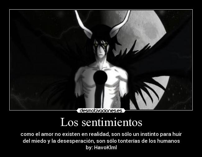 Los sentimientos -