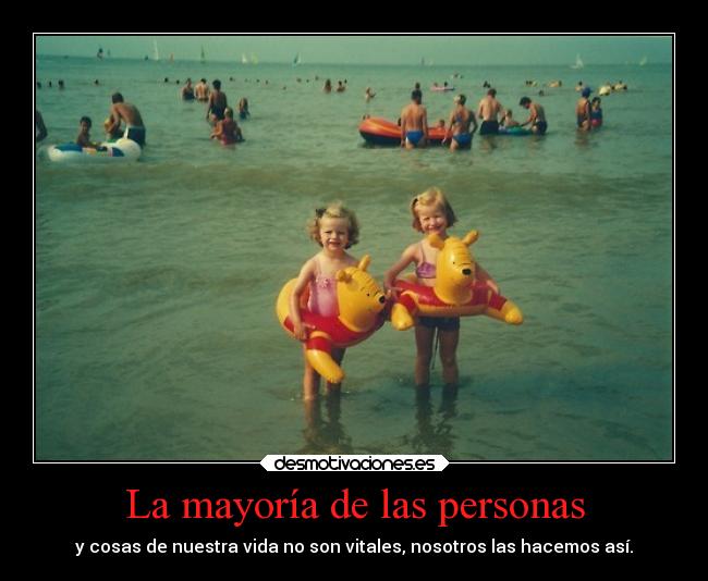 La mayoría de las personas - 