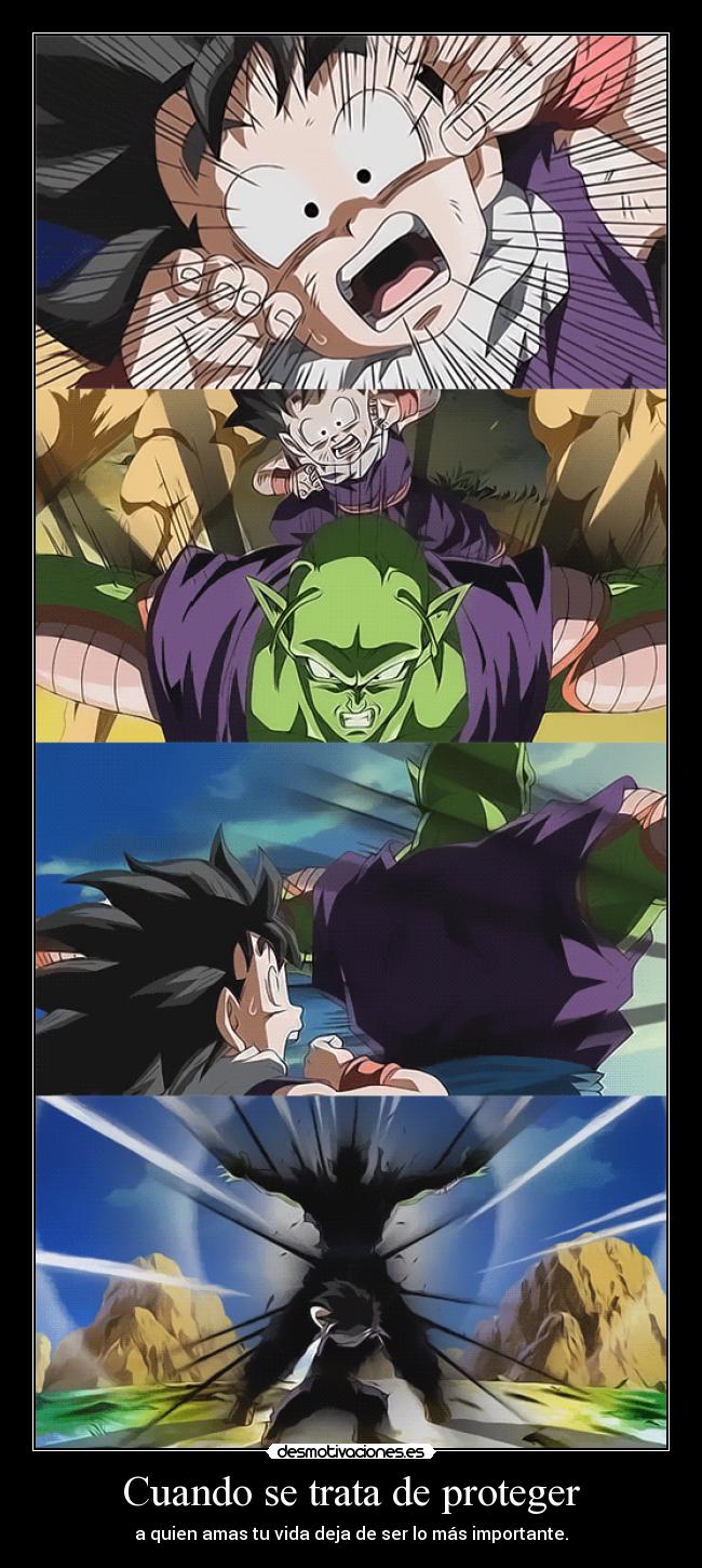 Cuando se trata de proteger - a quien amas tu vida deja de ser lo más importante.