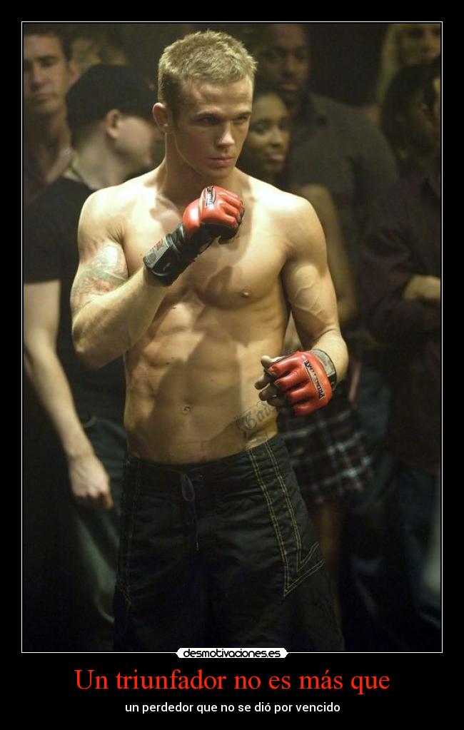 Un triunfador no es más que - un perdedor que no se dió por vencido