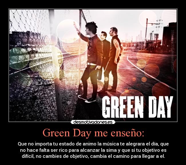 Green Day me enseño: -