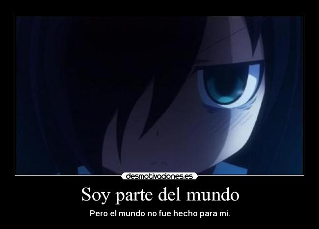 Soy parte del mundo -