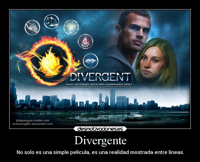 carteles divergente pelicula libro son increibles desmotivaciones