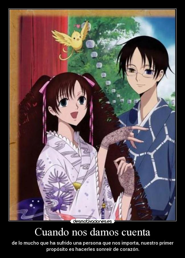 carteles darkbutterfly anime xxxholic himawari watanuki kirch clandominadores desmotivaciones