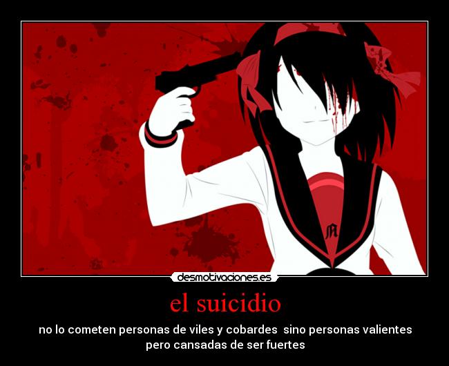 el suicidio -