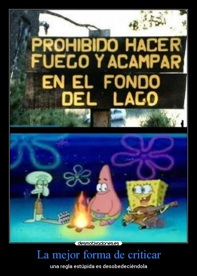 La mejor forma de criticar - 