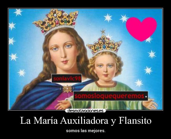 La María Auxiliadora y Flansito -