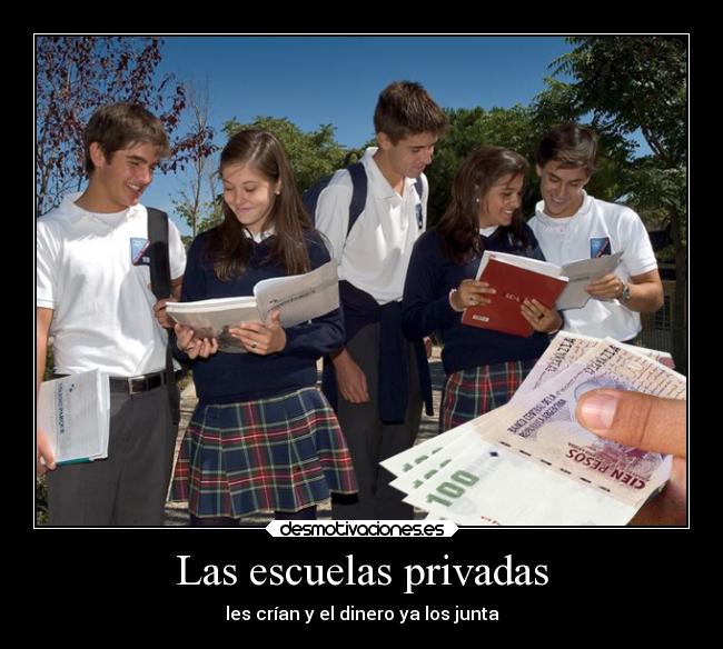 Las escuelas privadas - 