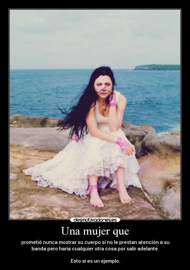 carteles mujer musica desmotivaciones