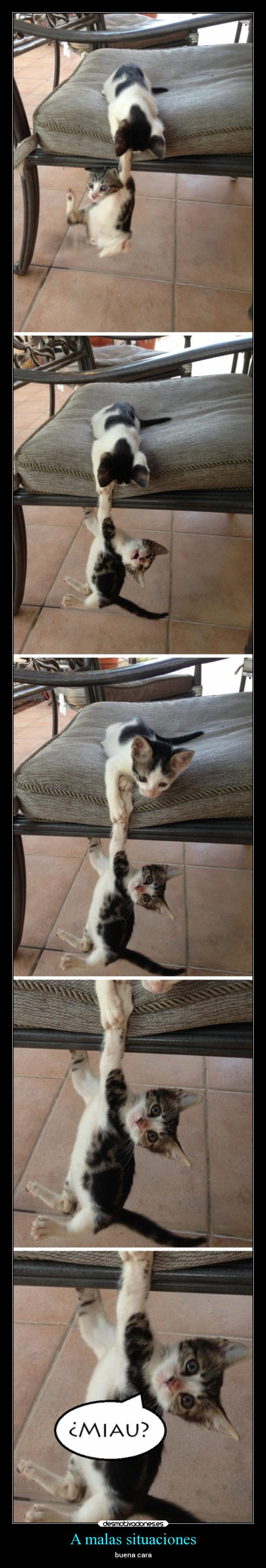 A malas situaciones - buena cara