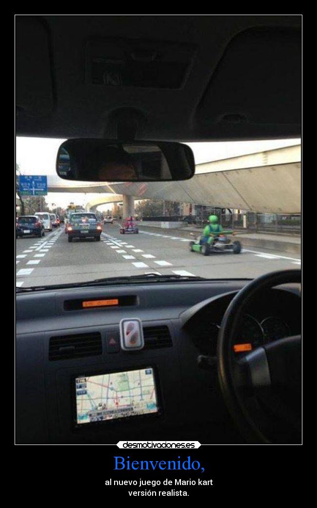 carteles videojuegos lirico humor mario kart donde mueres revives nuevo desmotivaciones