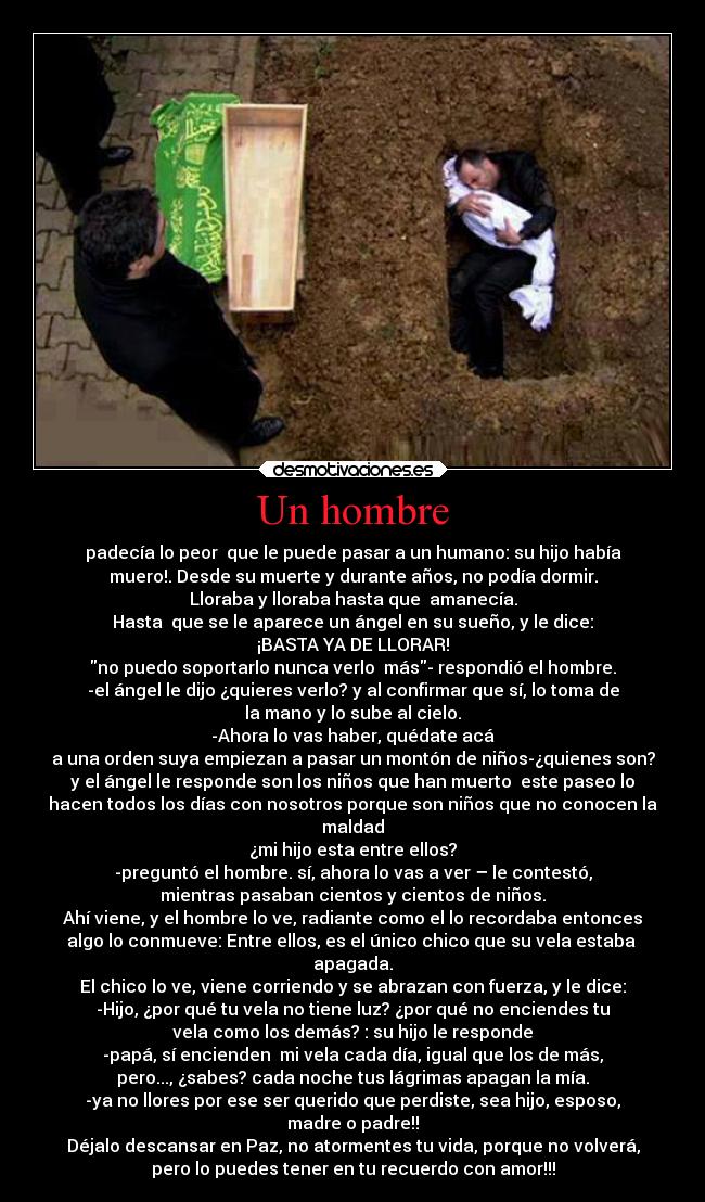 Un hombre -