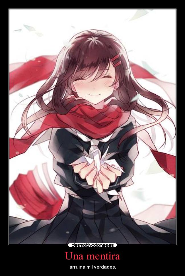 Una mentira -