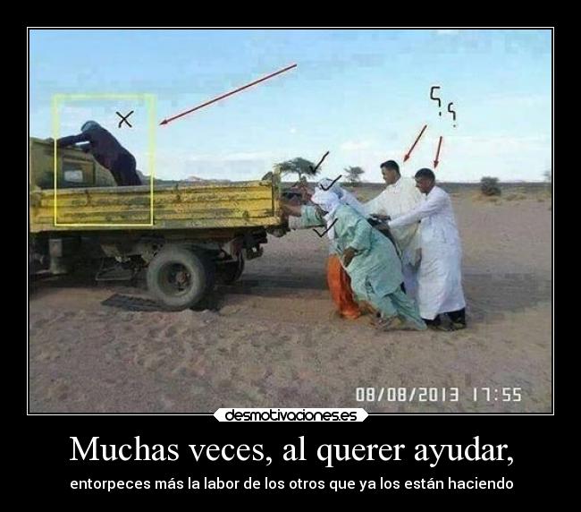 carteles ayudar desmotivaciones