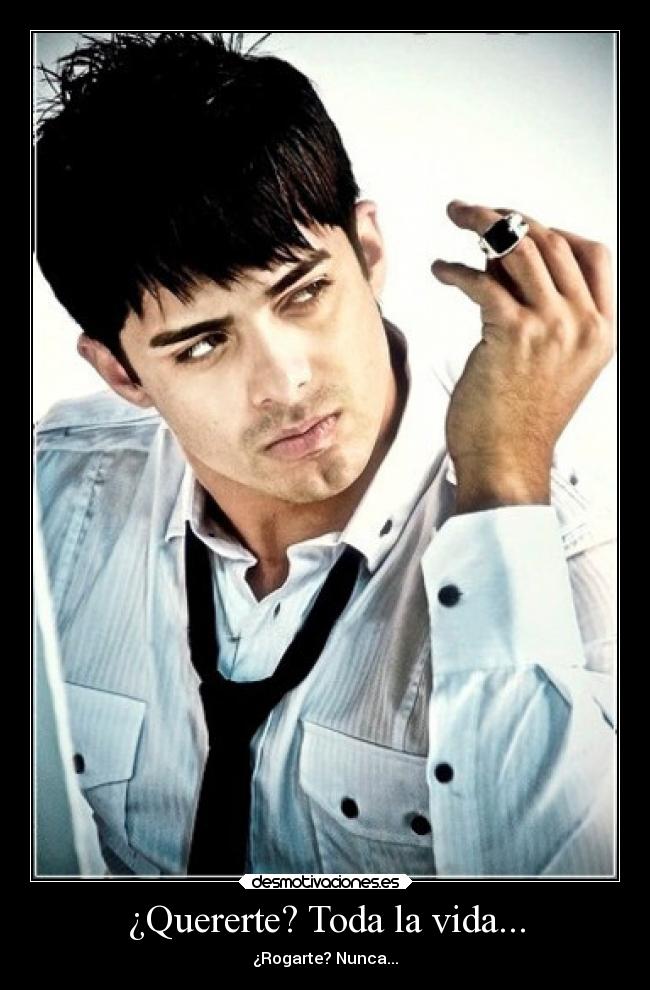 ¿Quererte? Toda la vida... - ¿Rogarte? Nunca...