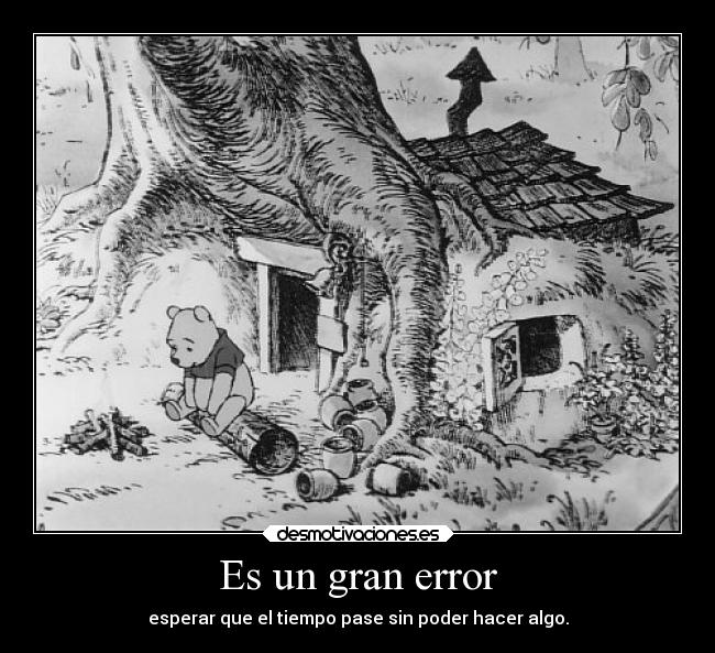 Es un gran error - 
