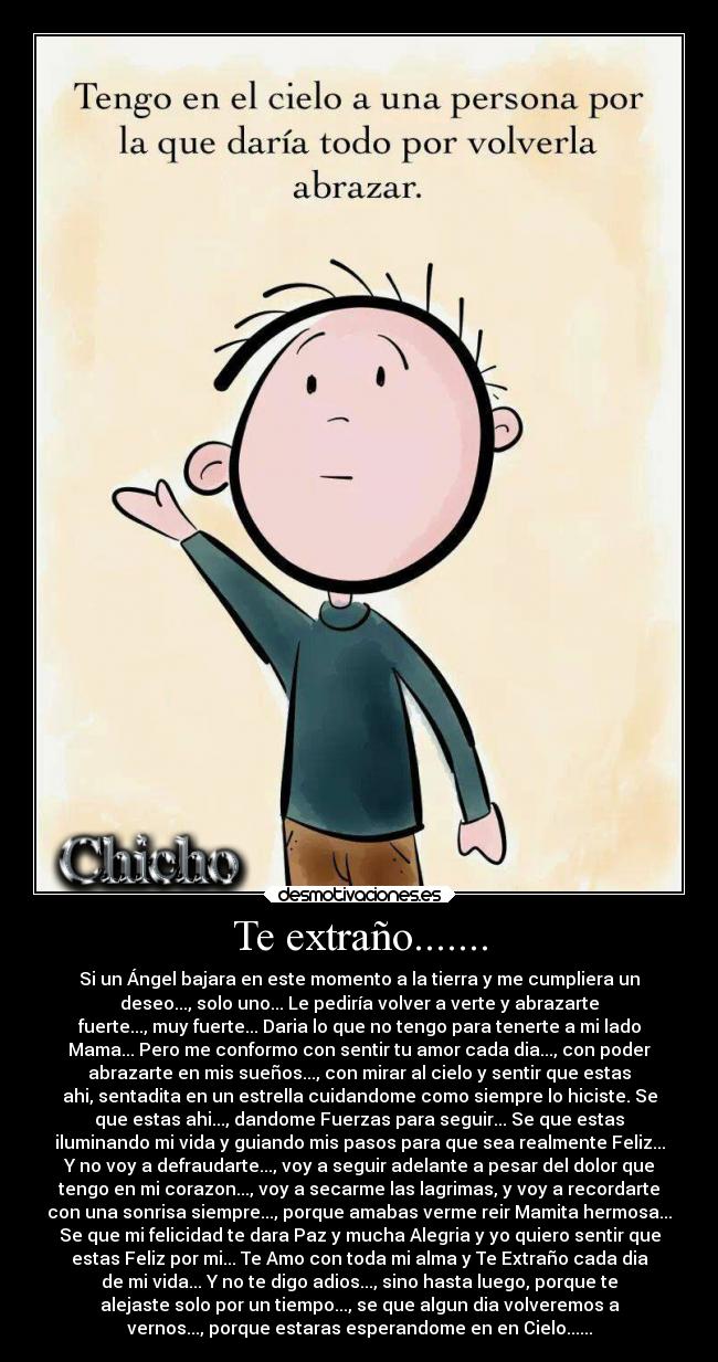 Te extraño....... -