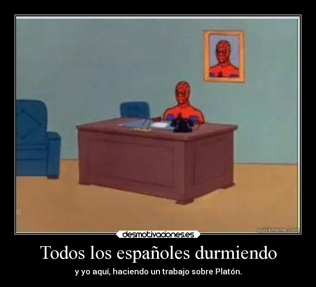 Todos los españoles durmiendo -