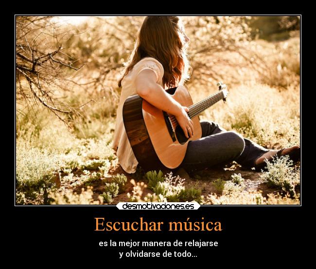 Escuchar música -