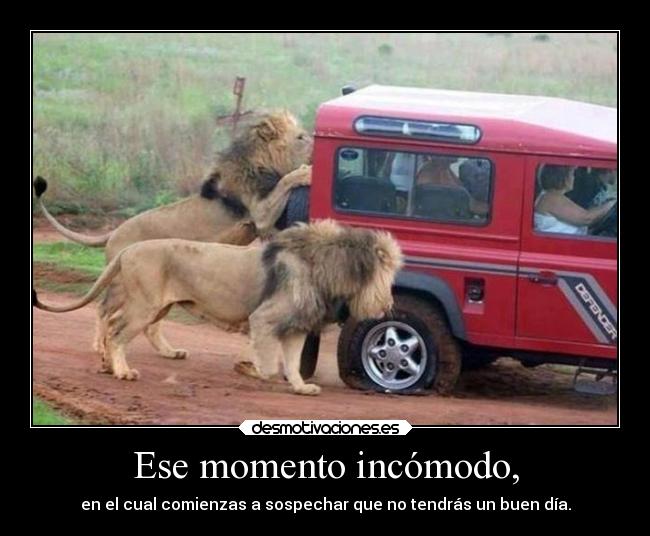 Ese momento incómodo, - 