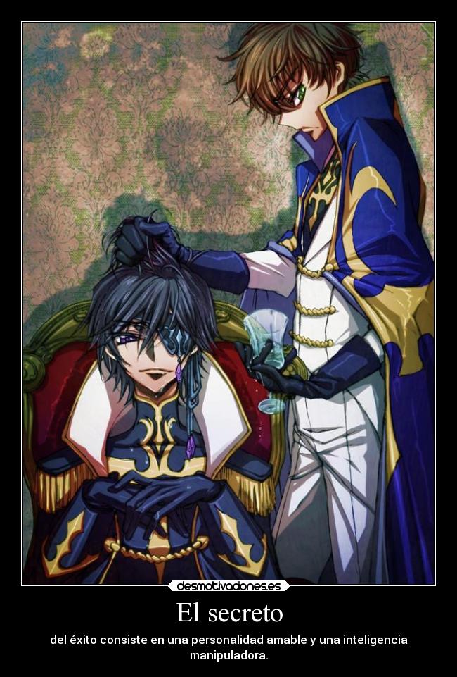 carteles vida exito yami consejos secreto gobernar code geass desmotivaciones