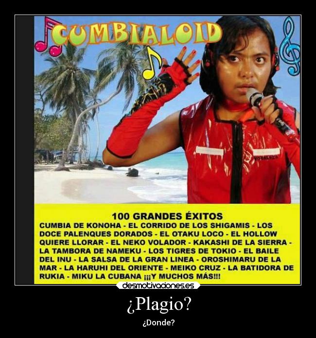 ¿Plagio? - ¿Donde?