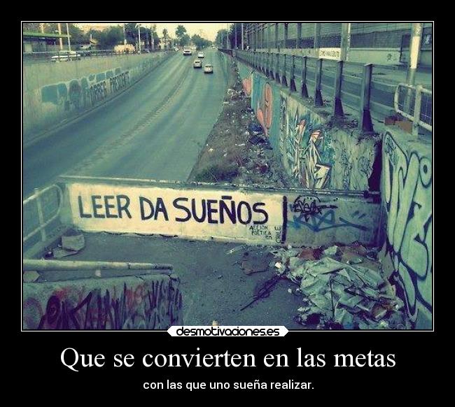 carteles leer suenos desmotivaciones