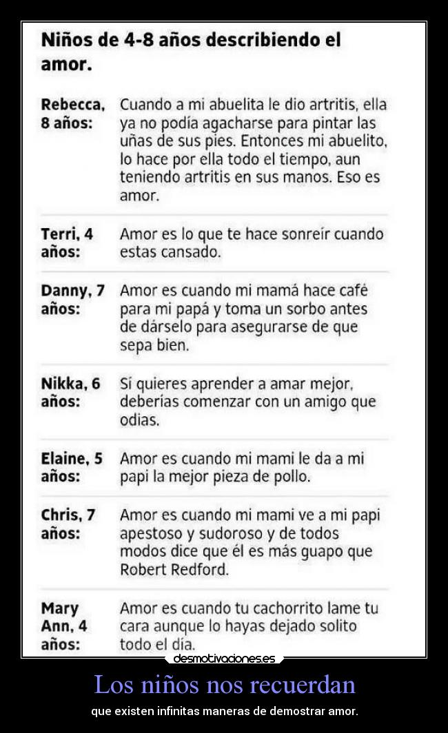 Los niños nos recuerdan - 