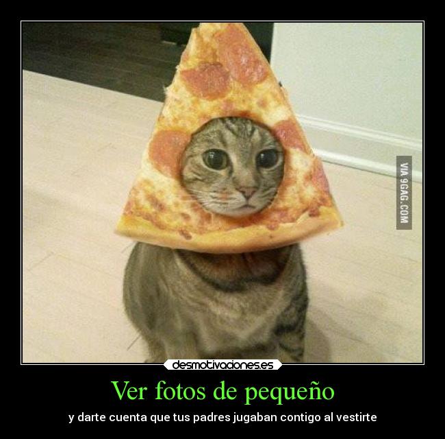 Ver fotos de pequeño -