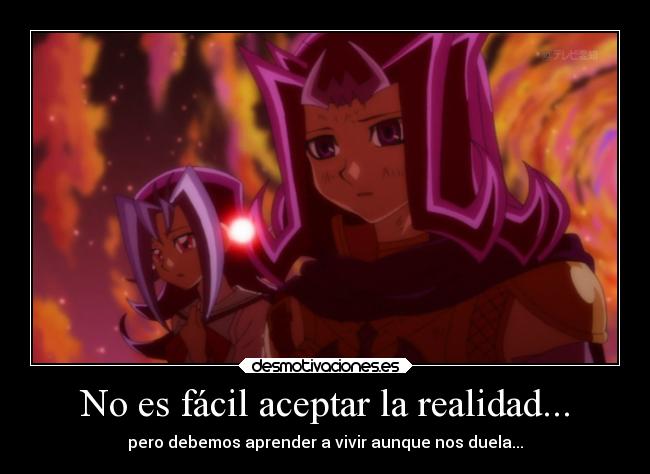 carteles desmotivaciones anime tristeza yugioh zexal nasch merag vida desmotivaciones