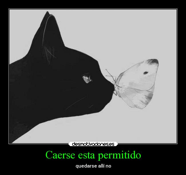 Caerse esta permitido - quedarse allí no