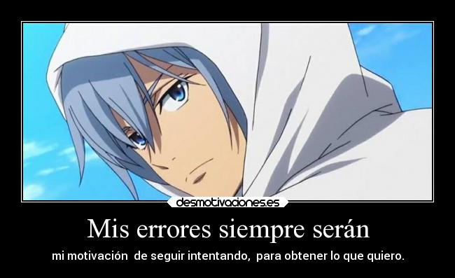 Mis errores siempre serán -