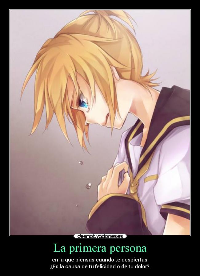 La primera persona -